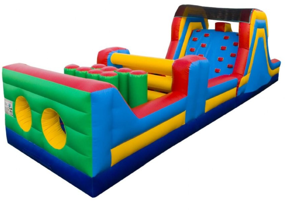 Obstacle Course Jumpers Castillo Party Rentals