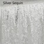 silver sequin run